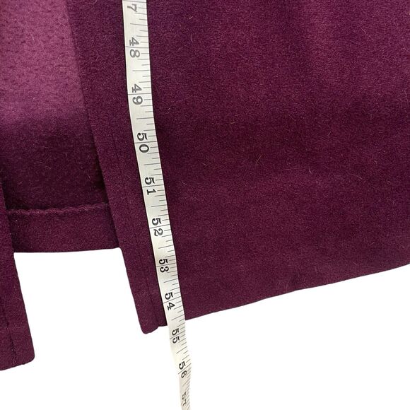 VTG Vanity Fair Maroon House Coat Robe Full Zip Size Medium Plush Elegant USA - Picture 13 of 16
